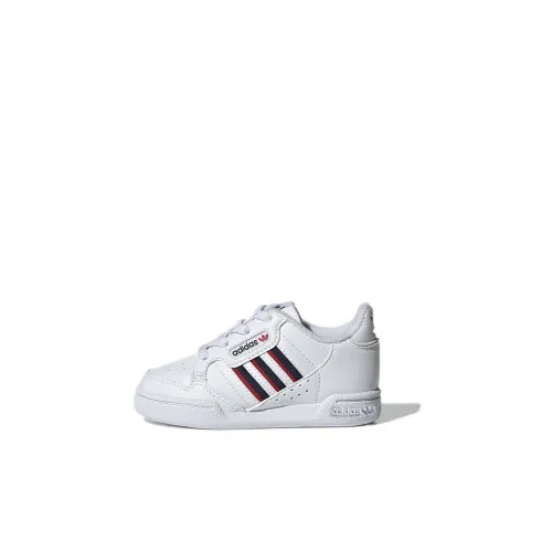 Adidas Originals Continental 80 MID Топ Обувь для малышей Белый Красный Infant And Toddler