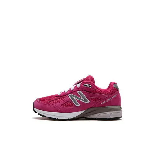 New Balance NB 990 V4 Low Топ Детские Лайфстайл Кроссовки Розовые Дети Возраст 3-7 Лет