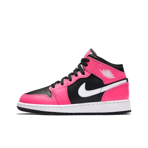 JORDAN Air Jordan 1 Детская баскетбольная обувь MID Топ Унисекс