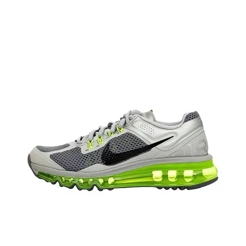 Nike Air Max 2013 Амортизация Износостойкий Низкий Топ Детские Беговые Кроссовки Серый Подростки
