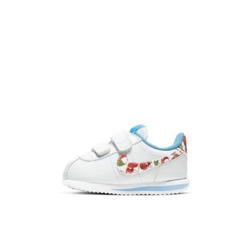 Nike Cortez Basic SL Low Топ Беговые кроссовки Белый Infant и Toddler