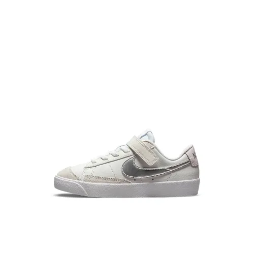 Nike Blazer 77 Противоскользящий Амортизация Устойчивый к износу Низкий Топ Детские Скейтбординги Бежевый Серебряный
