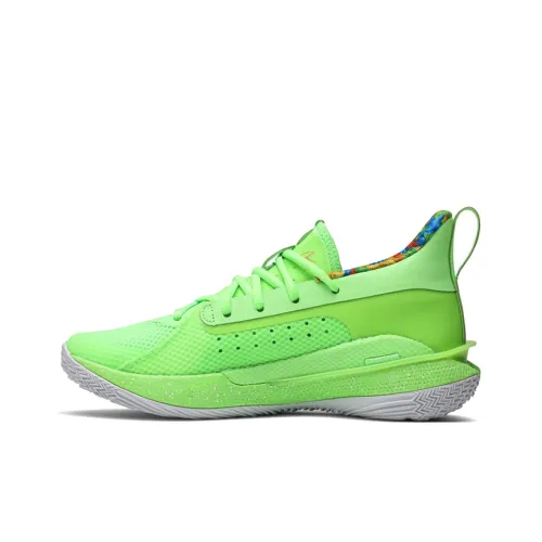 Under Armour Curry 7 Low Топ Детские Баскетбольные Кроссовки
