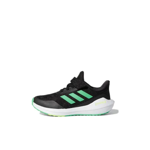 Adidas EQ21 Run Устойчивый к истиранию Дышащий Низкий Топ Детская Беговая Обувь Угольно-черный Детский