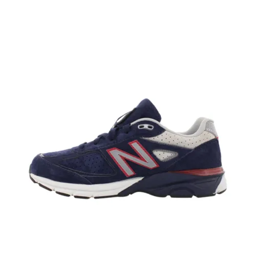 New Balance NB 990 V4 Low Топ Детская Беговая Обувь Темно-Синий Подростки