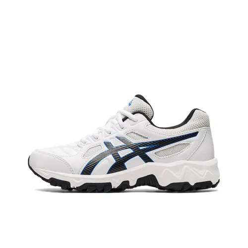 Asics Гель Trigger 12 Low Топ Детские беговые кроссовки Белый черный Подростки