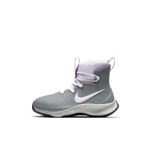 Nike Binzie Boot High Топ Детская Туристическая обувь Серо-фиолетовый Children Возраст 3-7 лет