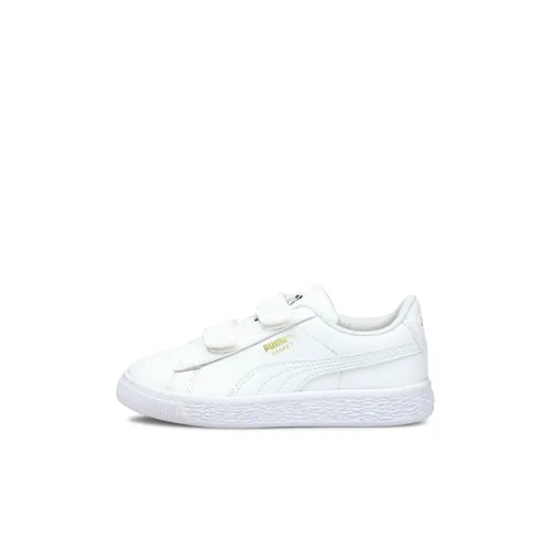PUMA Basket Series Classic XXI Low Топ Детские Скейтбординги Белый Children Возраст 3-7 лет