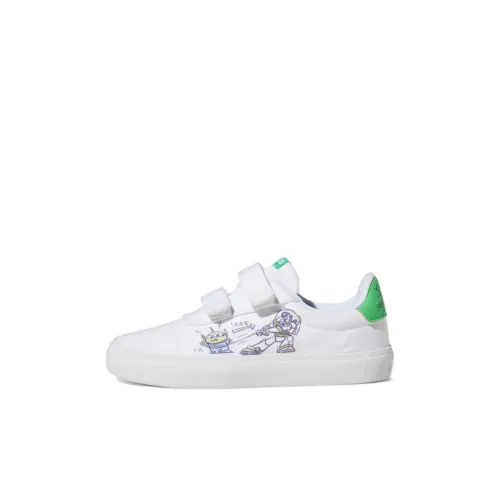 Disney x Adidas Neo Vulc Raid3r Low Топ Детские Скейтбординги Белый Детский