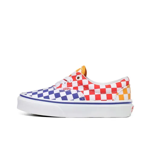 Vans Era Низкий Топ Детские Скейтбординги Красный Синий Желтый Подростки