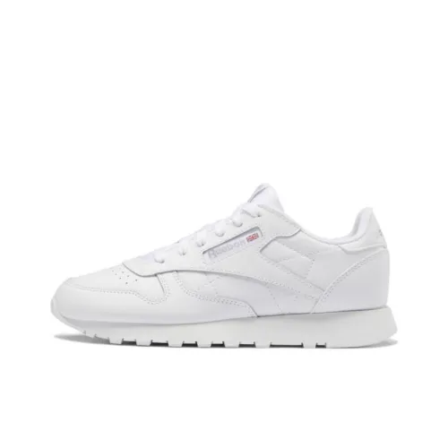 Reebok Classic Leather Детская беговая обувь с низким верхом для школьного возраста