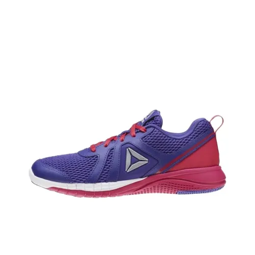 Reebok С принтом Детская беговая обувь Низкий топ Школьный возраст