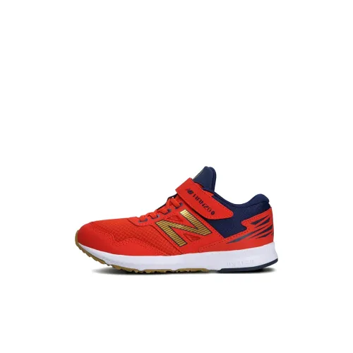 New Balance NB Hanzo Low Беговые кроссовки для детей 3-7 лет красный синий