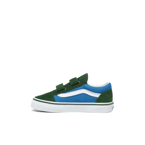 Vans SK8 Old Skool V Low Топ Детские Скейтбординги Сине-зеленый Children Возраст 3-7 лет