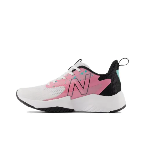 New Balance NB Rave RUN Series V2 Детские беговые кроссовки Белый Розовый Подростки