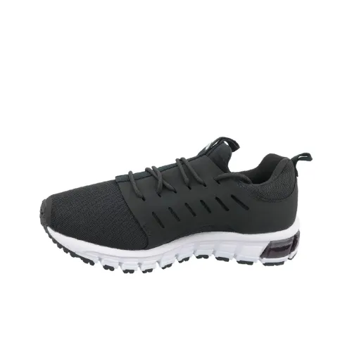 Asics Гель Quantum 180 SC Устойчивый к истиранию Низкий Топ Детская Беговая Обувь Черный Белый Подростки