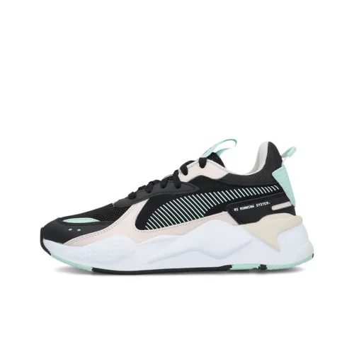 PUMA RS X Радость Jr Kids Lifestyle Shoes Черный Зеленый Розовый Подростки