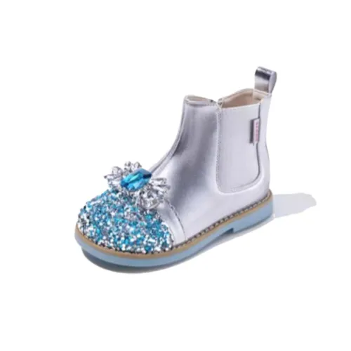 Барби Амортизация Износостойкие Низкие Детские Ботинки Серебряные Детские