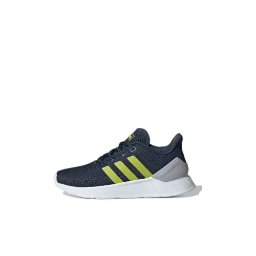 Adidas Neo QUESTAR FLOW Nxt K Устойчивый к истиранию против скольжения низкий топ детская беговая обувь темно-синий детский