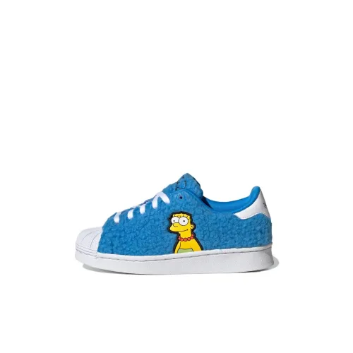 Adidas Originals Superstar Детские Скейтбординги Низкий Топ Предшкола