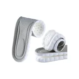 [2 упаковки Бело-Серый] Устойчивый к запахам Спортивный Высокий отскок Амортизация