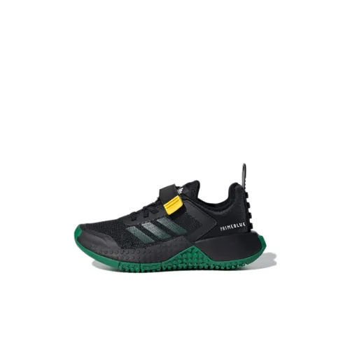 LEGO x Adidas Sport K Low Топ Детские беговые кроссовки Черный Зеленый Малыш