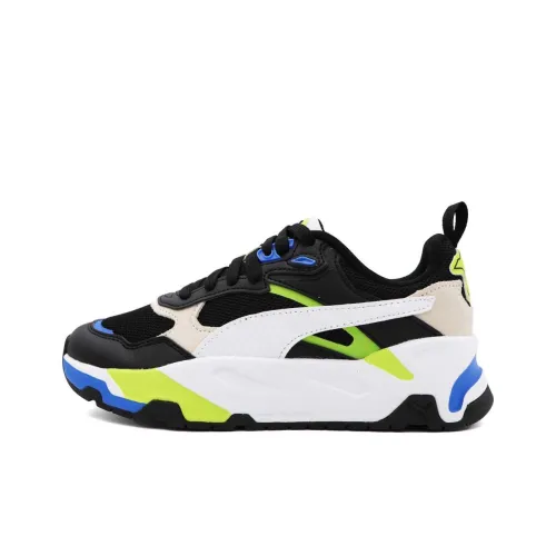PUMA Trinity Аbrasion Resistant Kids Lifestyle Shoes Черный Белый Желтый Подростки