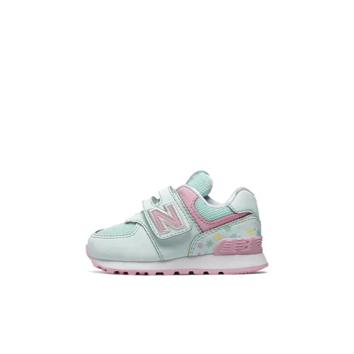 New Balance NB 574 Series Низкий Топ Обувь для малышей Мятно-зеленый Infant и Toddler