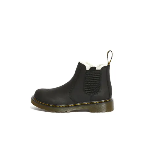 Dr.Martens 2976 Leonore J Теплоизоляционные Устойчивые к истиранию Ботинки на щиколотку Детские Черные для детей 3-7 лет