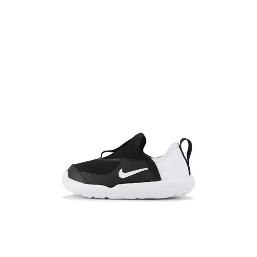 Nike Lil' Swoosh Low Топ Спортивная повседневная обувь Черный белый Для младенцев и малышей