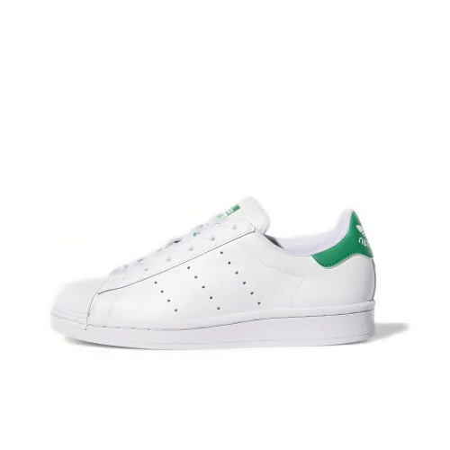 Adidas Originals Stan Smith Slip-Resistant Низкий Топ Детские Скейтбординги Ярко-Зеленый Каблук TAB Подростки