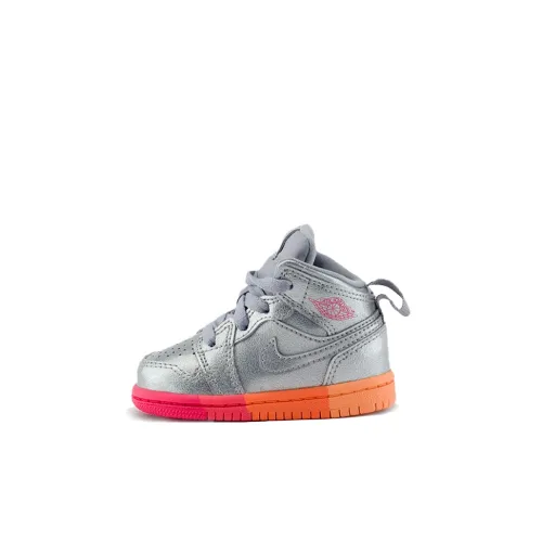 Jordan Air Jordan 1 Нижняя юбка Резистентные амортизаторы Shock Absorbers MID Топ Обувь для малышей Infant And Toddler