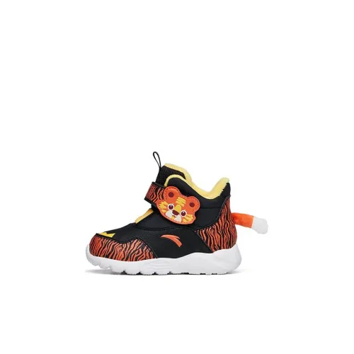 Antakids Slip-resistant Амортизация Устойчивость к истиранию Термический Высокий верх Обувь для малышей Черный Оранжевый Младенец Wa Малыш