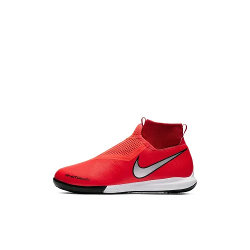 Nike JR PHANTOM VSN ACADEMY DF IC Slip-resistant Амортизация Устойчивость к истиранию MID Топ Футбольные бутсы Детские
