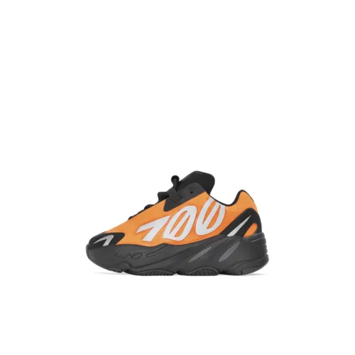 Adidas Originals Yeezy Boost 700 MNVN Low Топ Обувь для малышей Черный и оранжевый Infant And Toddler