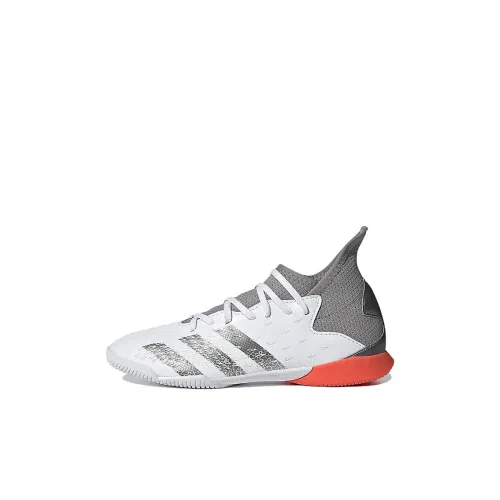 Adidas PREDATOR Series Freak.3 Амортизация Низкие Футбольные Бутсы для Детей Белый Серый Оранжевый Детские