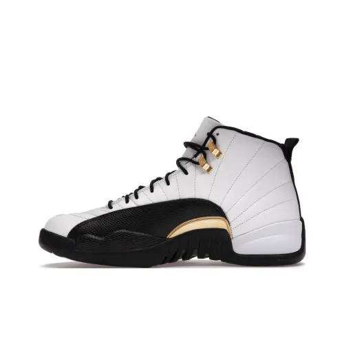 Jordan Air Джордан 12 Ретро Taxi CDP High Топ Детские Баскетбольные Кроссовки Черный Белый 2008 Подростки