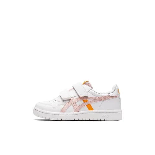 Asics JAPAN S Устойчивый к истиранию Низкий Топ Детские Скейтбординги Розово-белый Для детей 3-7 лет