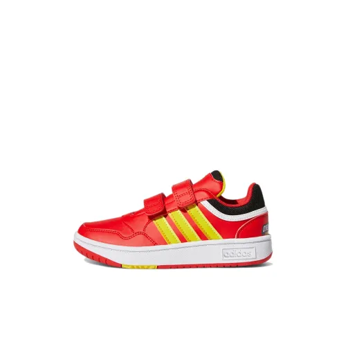 MARVEL x Adidas Neo Hoops 3,0 Low Топ Детские Скейтбординги Китай Красный Детский