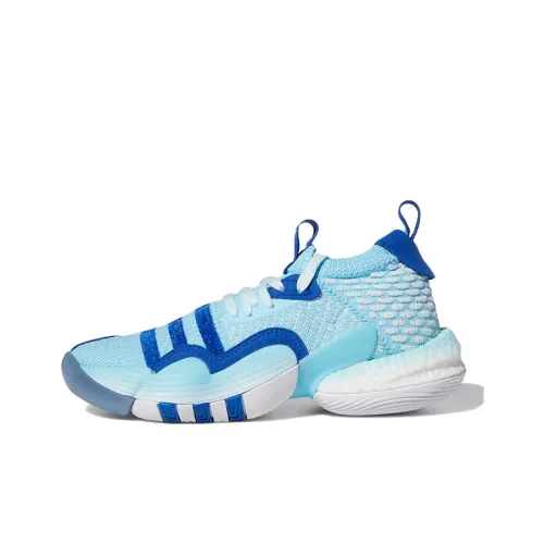 Adidas Trae Young 2,0 MID Топ Детские Баскетбольные Кроссовки Синие