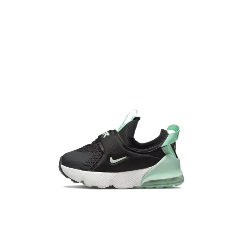 Nike Air Max 270 Low Топ Обувь для малышей Черный зеленый белый Infant And Toddler
