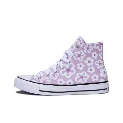 Converse Chuck Taylor All Star Детские кеды High Топ Фиолетовый Школьный возраст