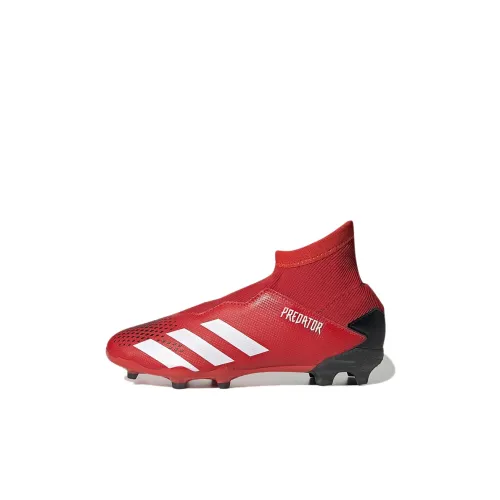 Adidas PREDATOR серия 20,3 FG J Falcon Устойчивые к истиранию футбольные бутсы Китай Красный Детские