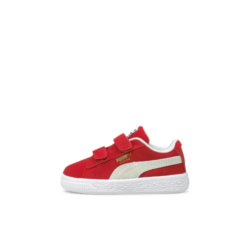PUMA Suede Classic XXI Low Топ Обувь для малышей Красно-белый Infant And Toddler
