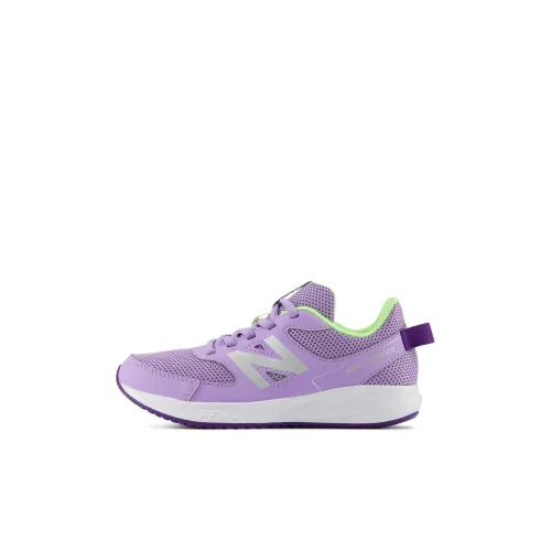 New Balance NB 570 V3 Амортизация Низкий Топ Детская Беговая Обувь Фиолетовая Детская