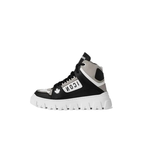 DSQUARED 2 Детская повседневная обувь High Top Черный Kids