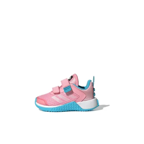 LEGO x Adidas CLASSIC SPORT Устойчивая к истиранию Низкая Обувь для малышей Розовая Синяя Infant и Toddler