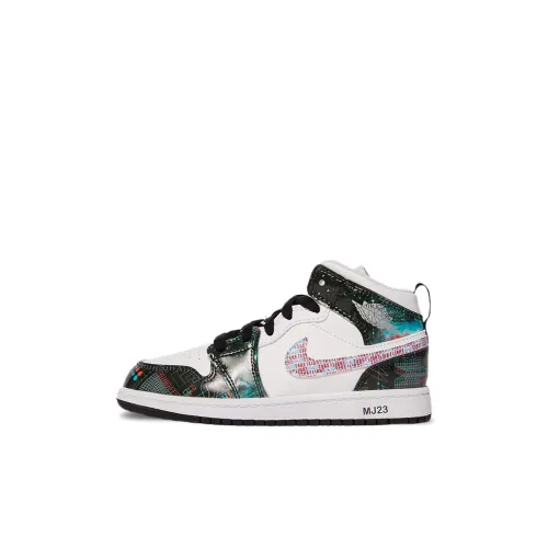 Jordan Air Jordan 1 Детские баскетбольные кроссовки MID Топ Pre School