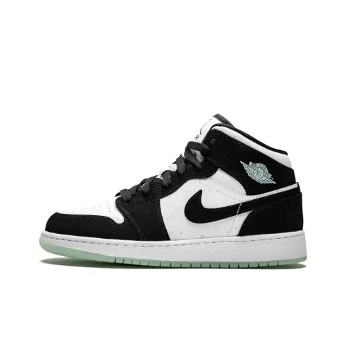 Jordan Air Jordan 1 Детские баскетбольные кроссовки MID Топ Унисекс