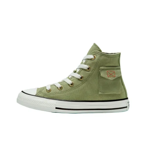 Converse Chuck Taylor All Star High Top Kids Кеды Светло-зеленые Подростковые